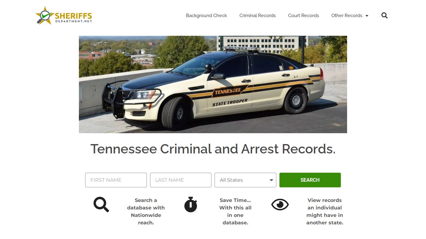 Tennessee Criminal and Arrest Records. - SheriffsDepartment.net